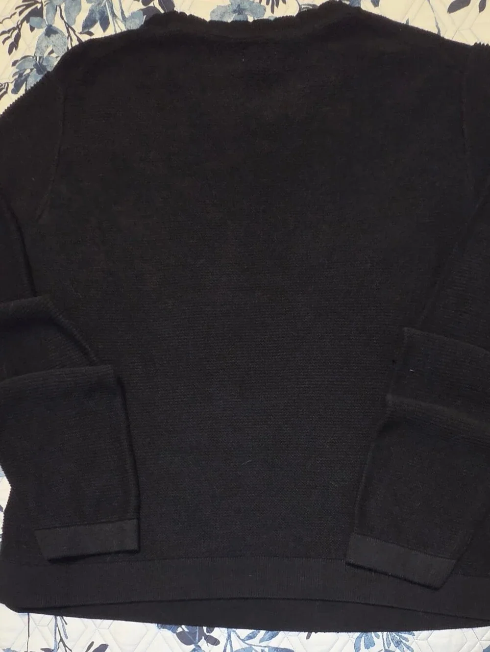 J.Crew Black Lightweight Sweater XL Soft Cotton Blend Pullover Minimalist